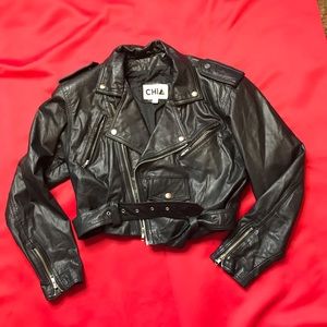 Vintage Chia Leather Jacket Vintage Chia 100% leather jacket